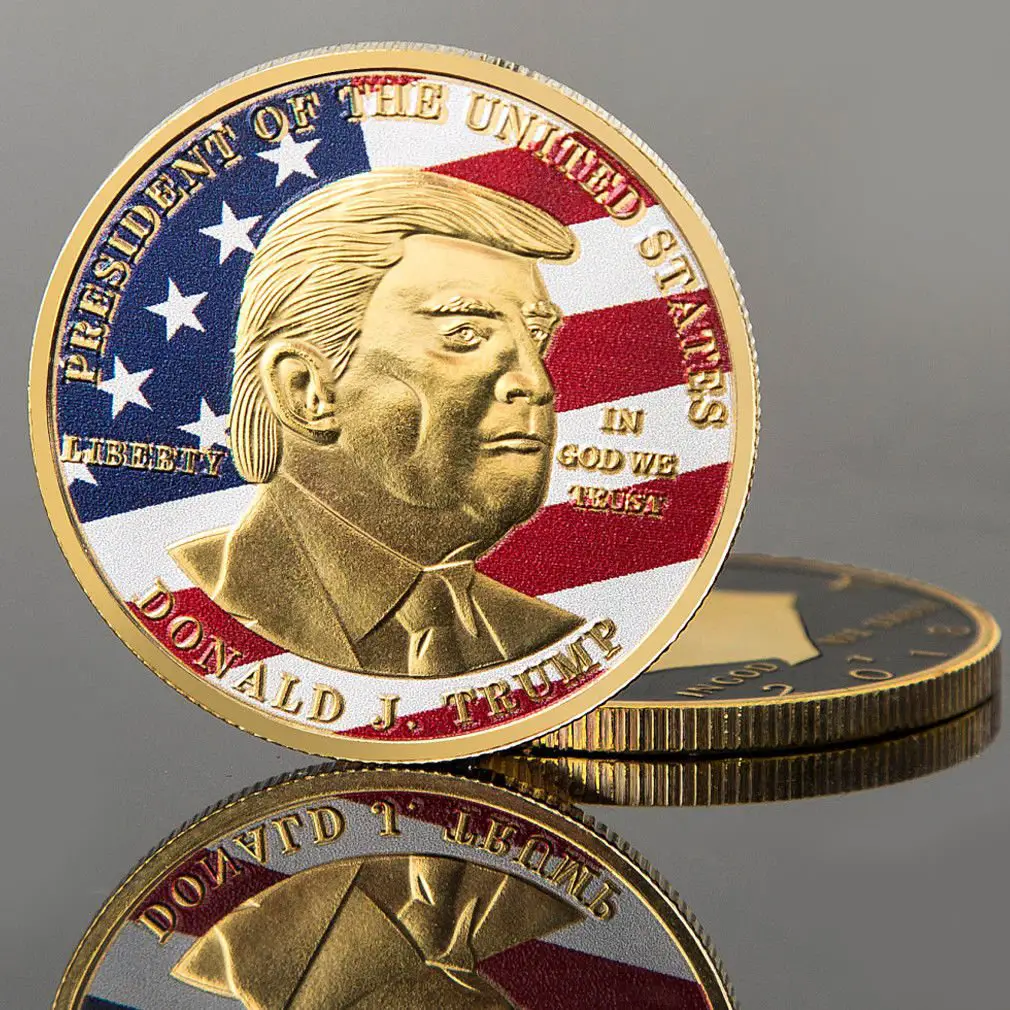 2019 New Donald Trump President Commemorative Coin Gold ...