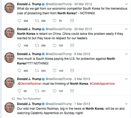 All the times President Trump has insulted North Korea