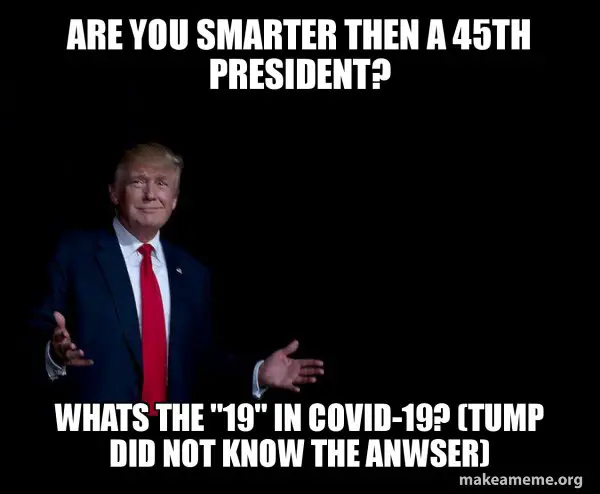 Are You Smarter Then A 45th President? Whats the " 19"  in ...