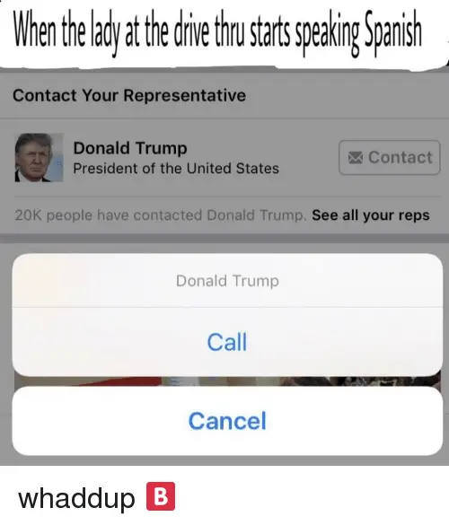 Contact Your Representative Donald Trump Contact President of the ...