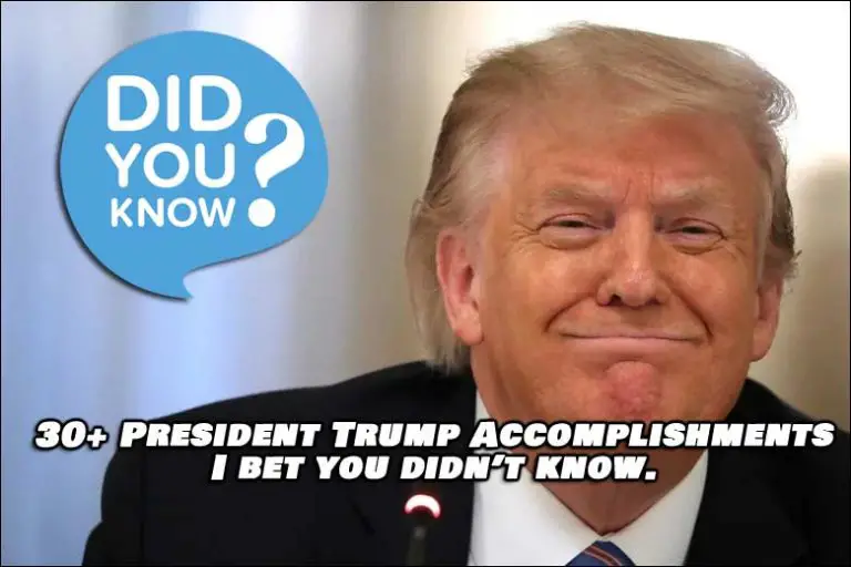 Did You Know? Over 30 Amazing Things President Trump Has ...