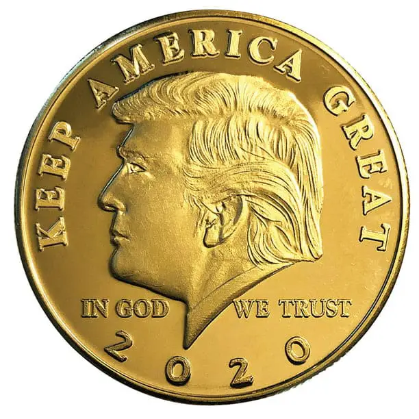 Donald Trump 2020 Keep America Great 45th President 24K Gold Clad ...