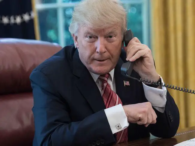 Donald Trump denies unsecured phone calls to friends ...
