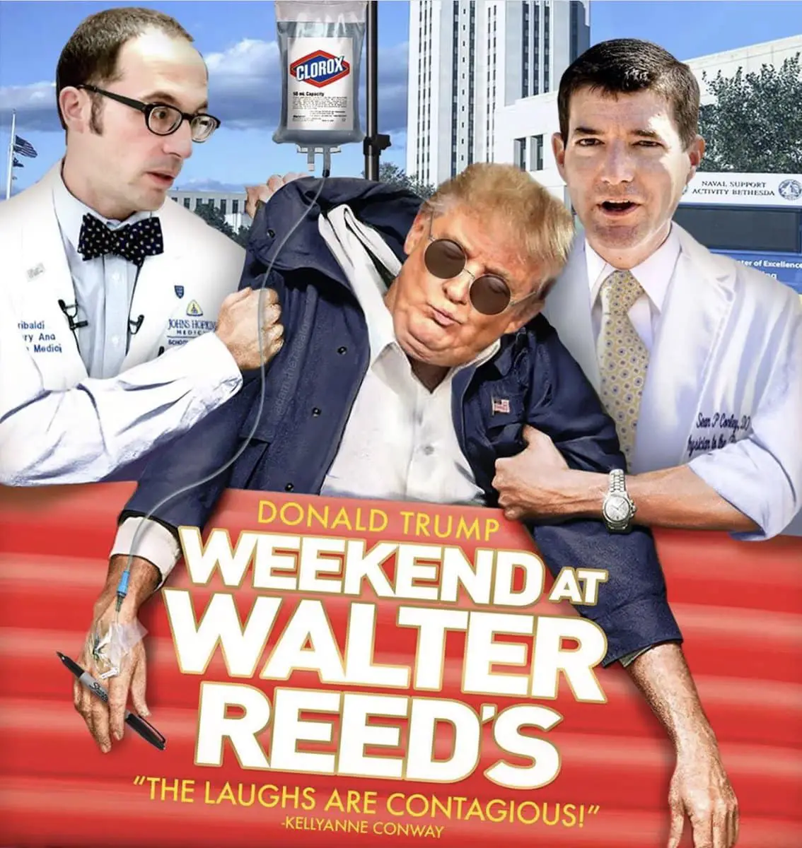 Donald Trump in Weekend at Walter Reed