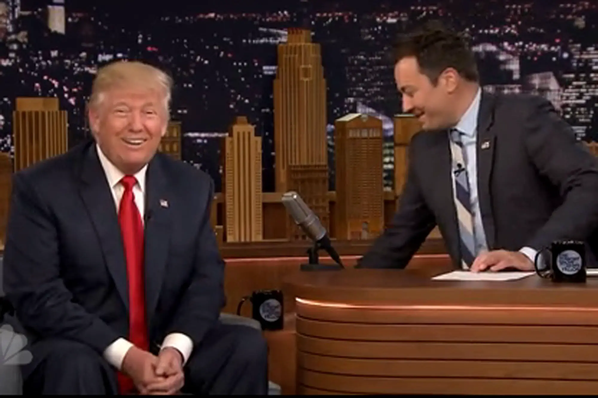 Donald Trump returns to The Tonight Show