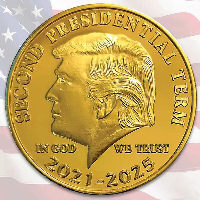 Donald Trump Second Term Tribute Coin 24K