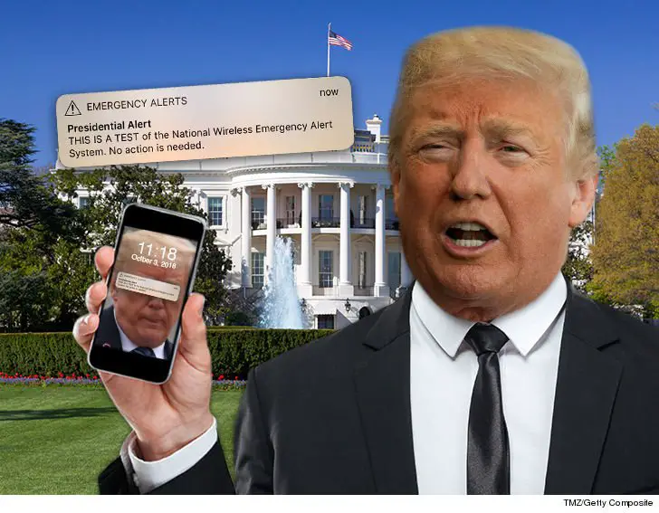 Donald Trump Sends Americans First Nationwide Presidential Alert Text ...