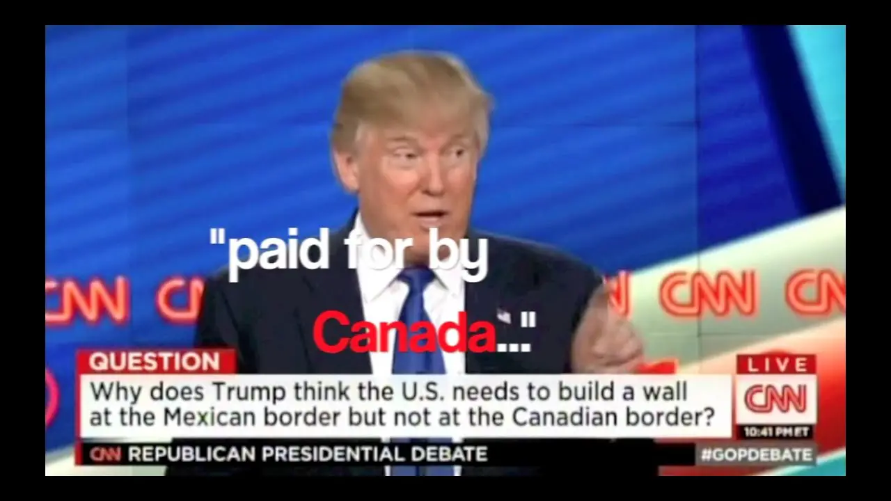 Donald Trump To Build Wall With Canada