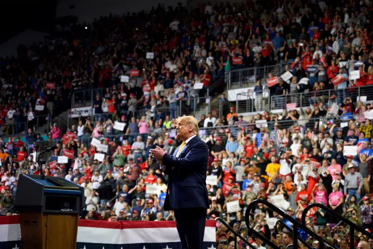 extraordinarily dangerous trump rally draws grave