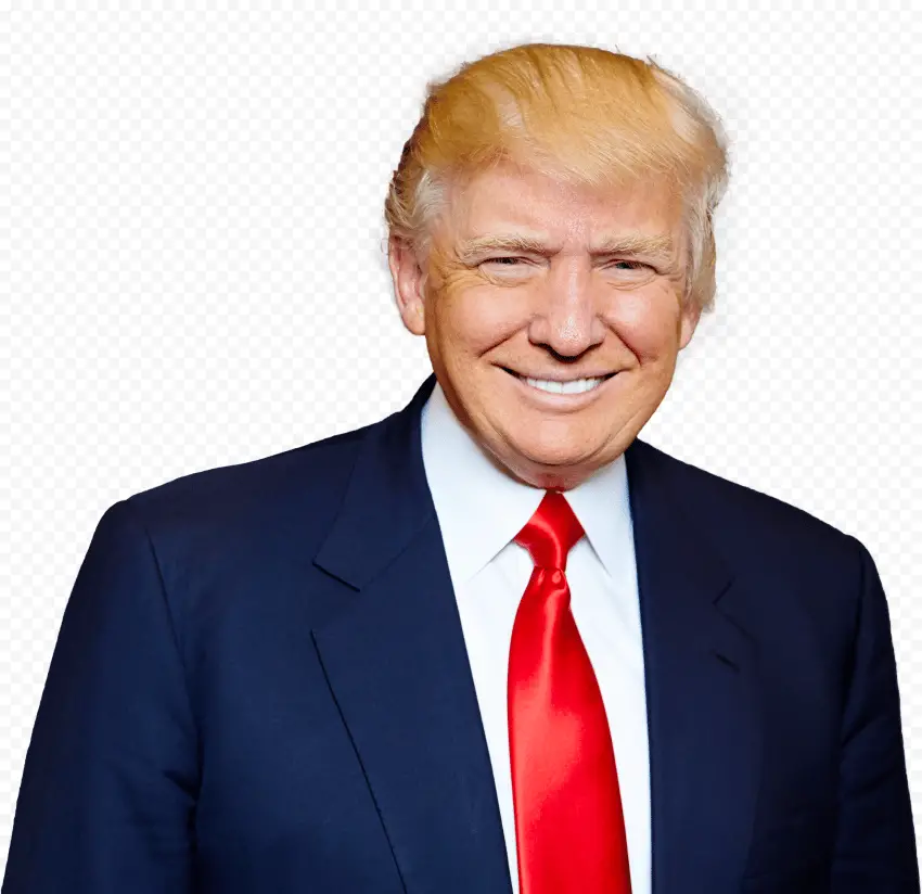 High Resolution Donald Trump Smiling Face
