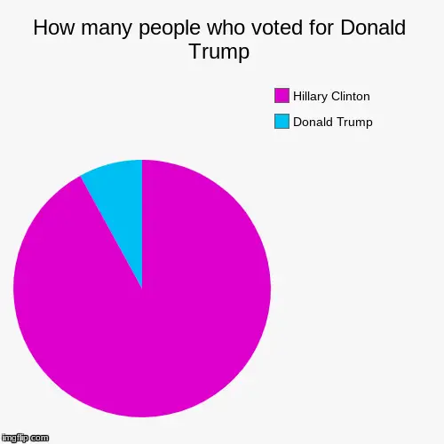 How many people who voted for Donald Trump