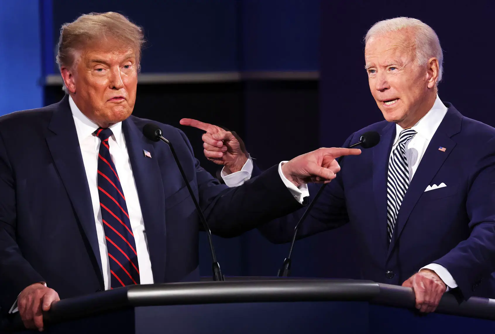 In tamer debate, Trump and Biden clash (again) on presidents pandemic ...