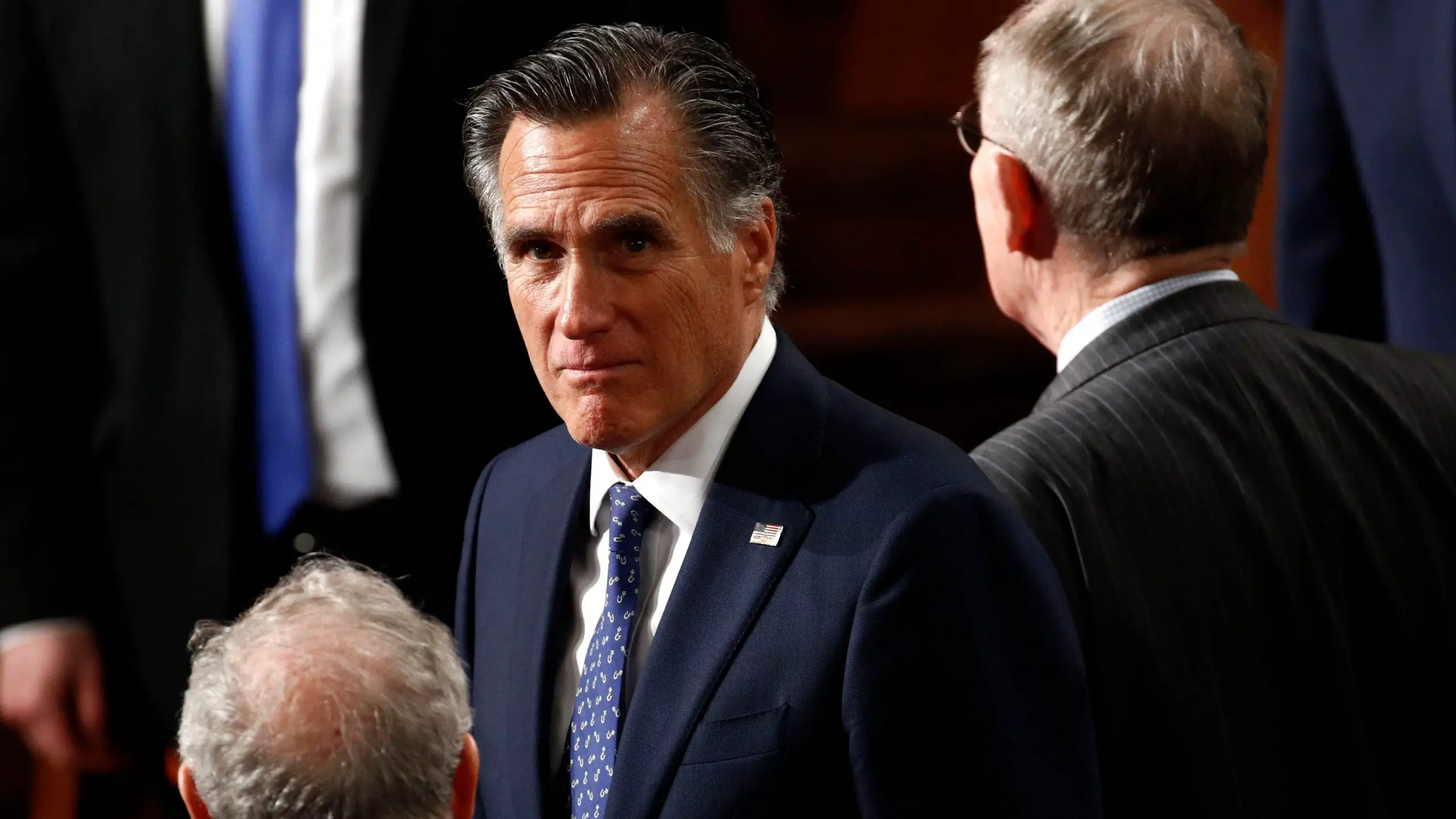 Mitt Romney impeachment vote approved by voters 50%