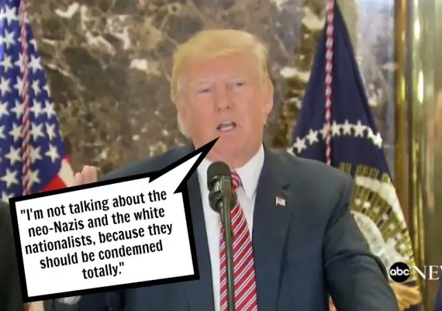 No, Trump Did Not Call Nazis and White Nationalists " Very Fine People" 