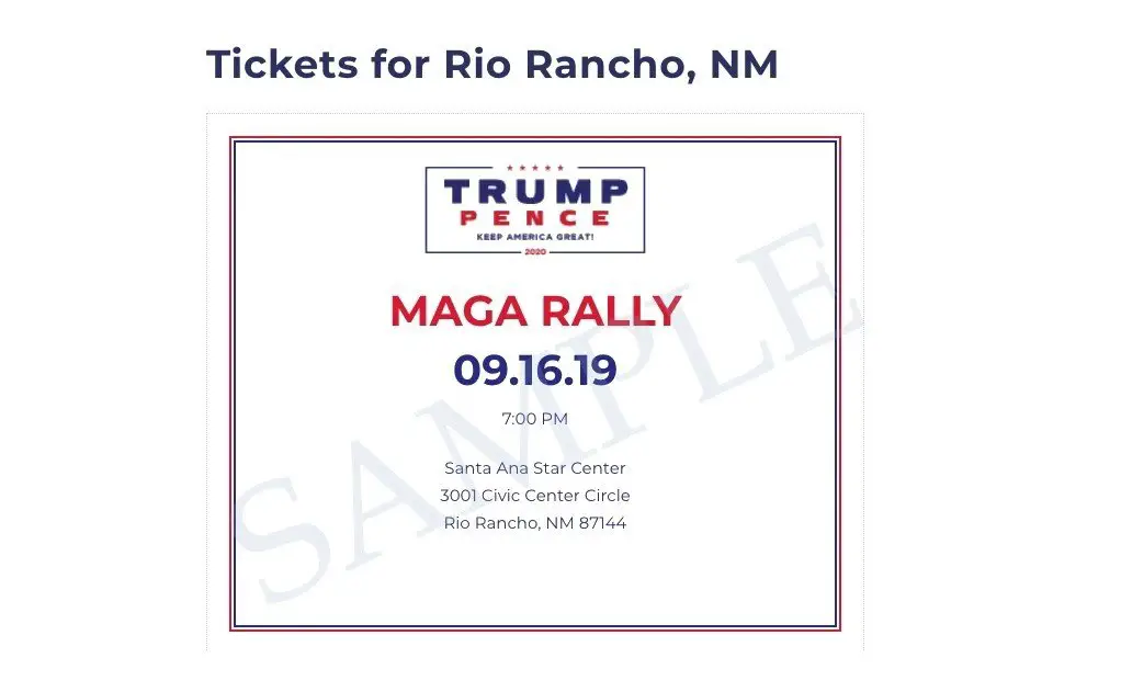 Pres. Trumps rally in Rio Rancho: What you need to know ...