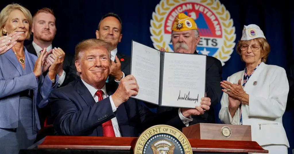 President Trump Signs Executive Order to Forgive Disabled ...