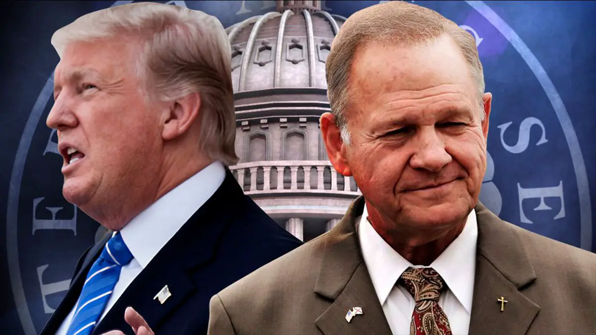 President Trump tweets full support for GOP candidate Roy Moore ...