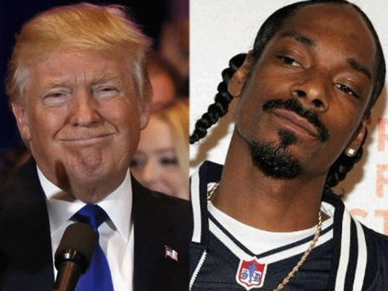 snoop dogg: Trump slams Snoop Dogg