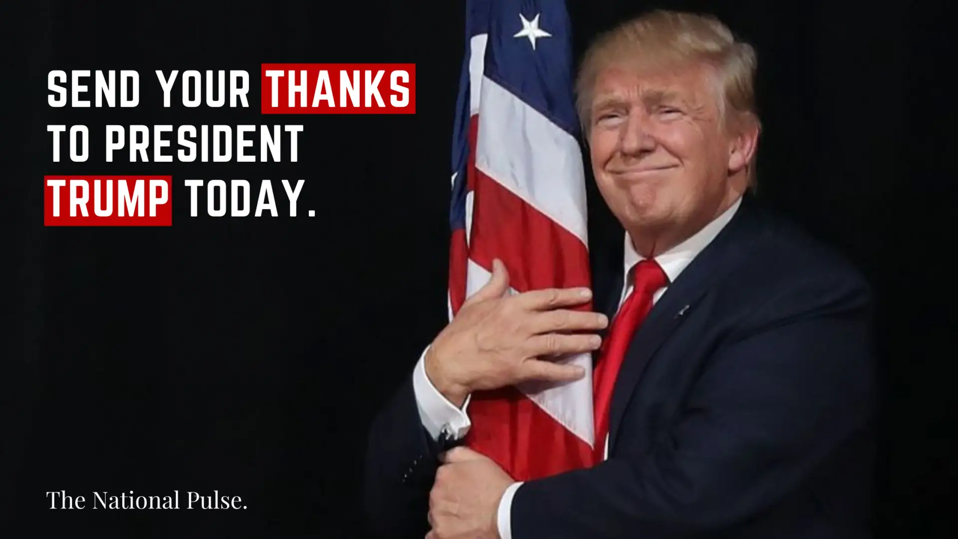 Thank President Trump Today.