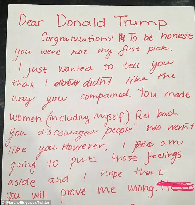 The heartbreaking letters children have written to Donald Trump