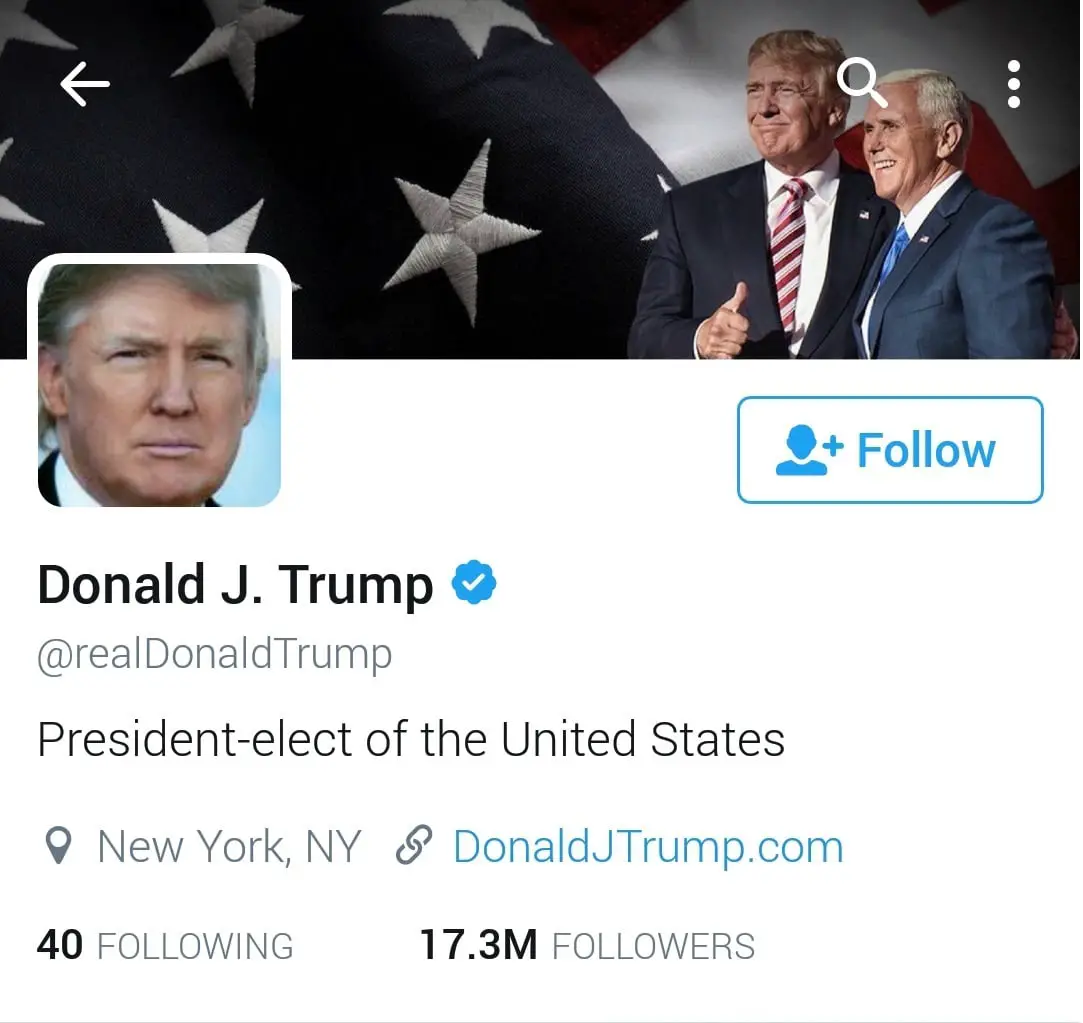 The Twitterverse Of Donald Trump in 26,234 Tweets