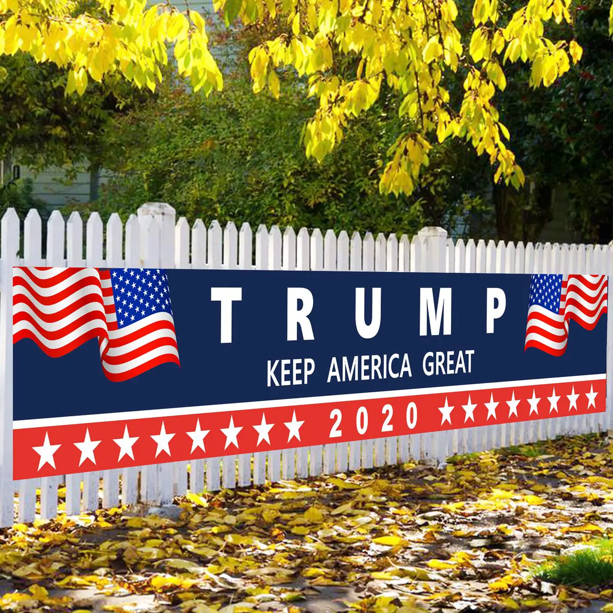 Trump 2020 Banner Flag Garden Yard Sign for Home ...