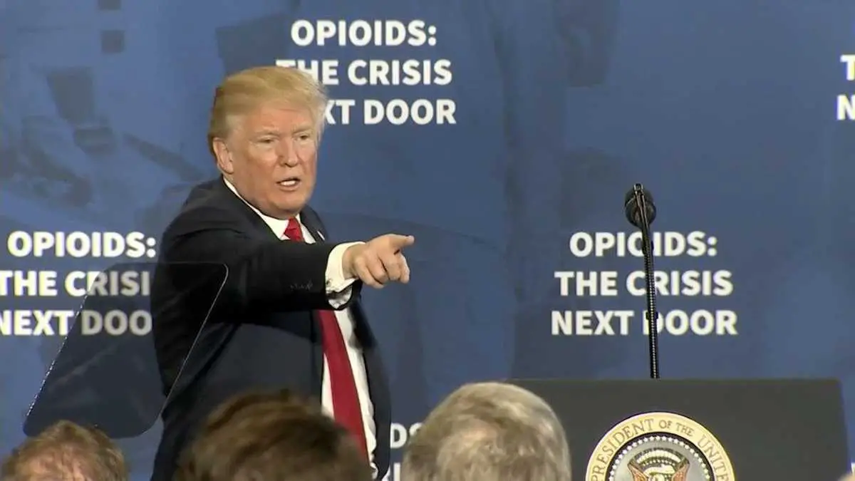 Trump promises to spend âthe most money everâ on opioid crisis