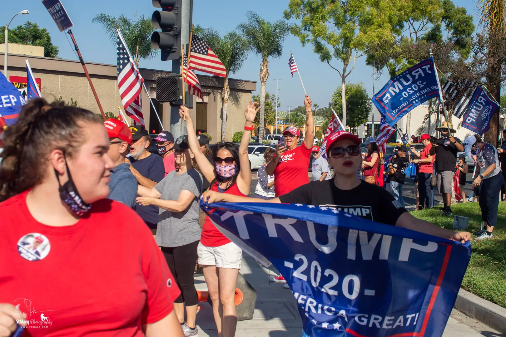 Trump Supporters Rally In Southern California