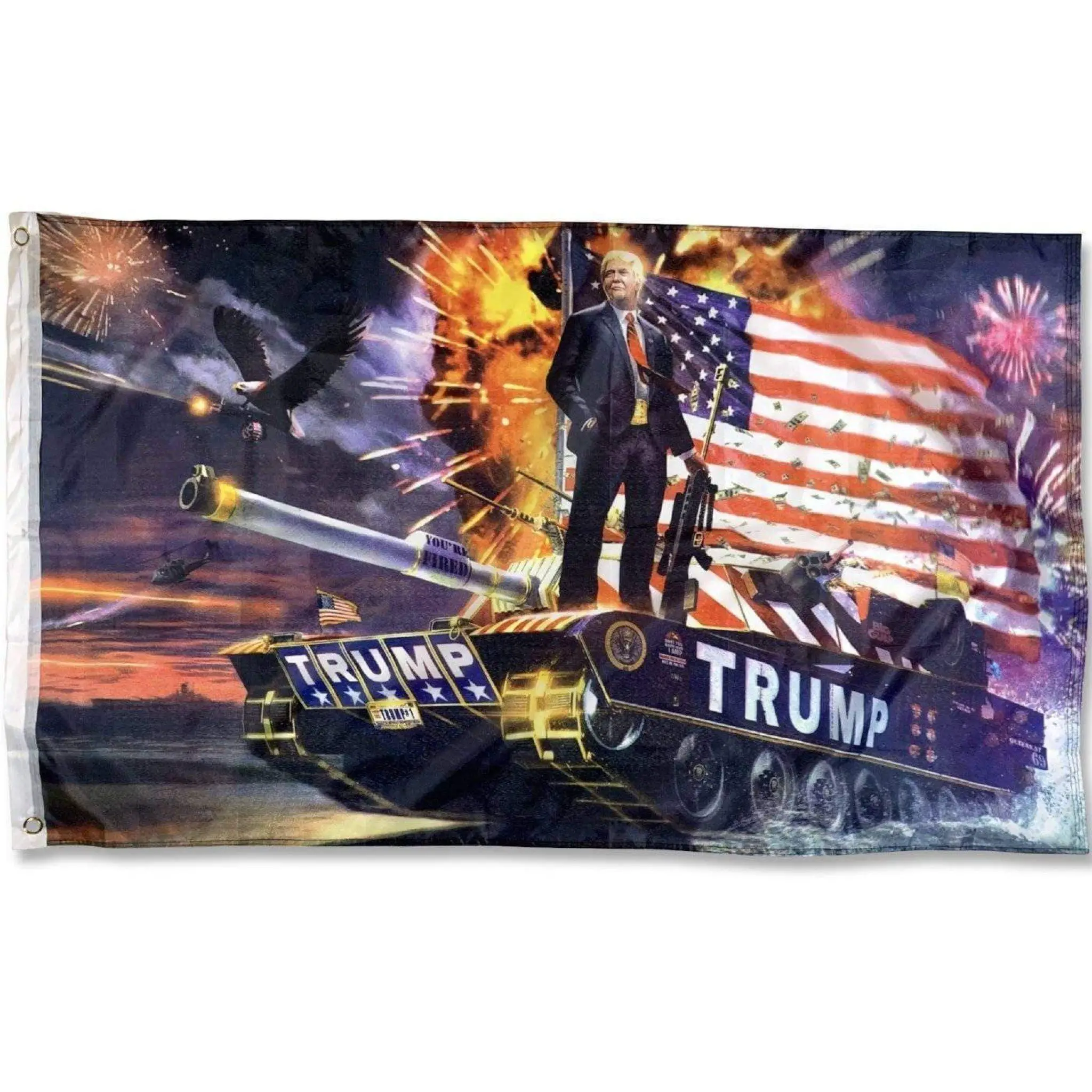 Trump Tank Flag