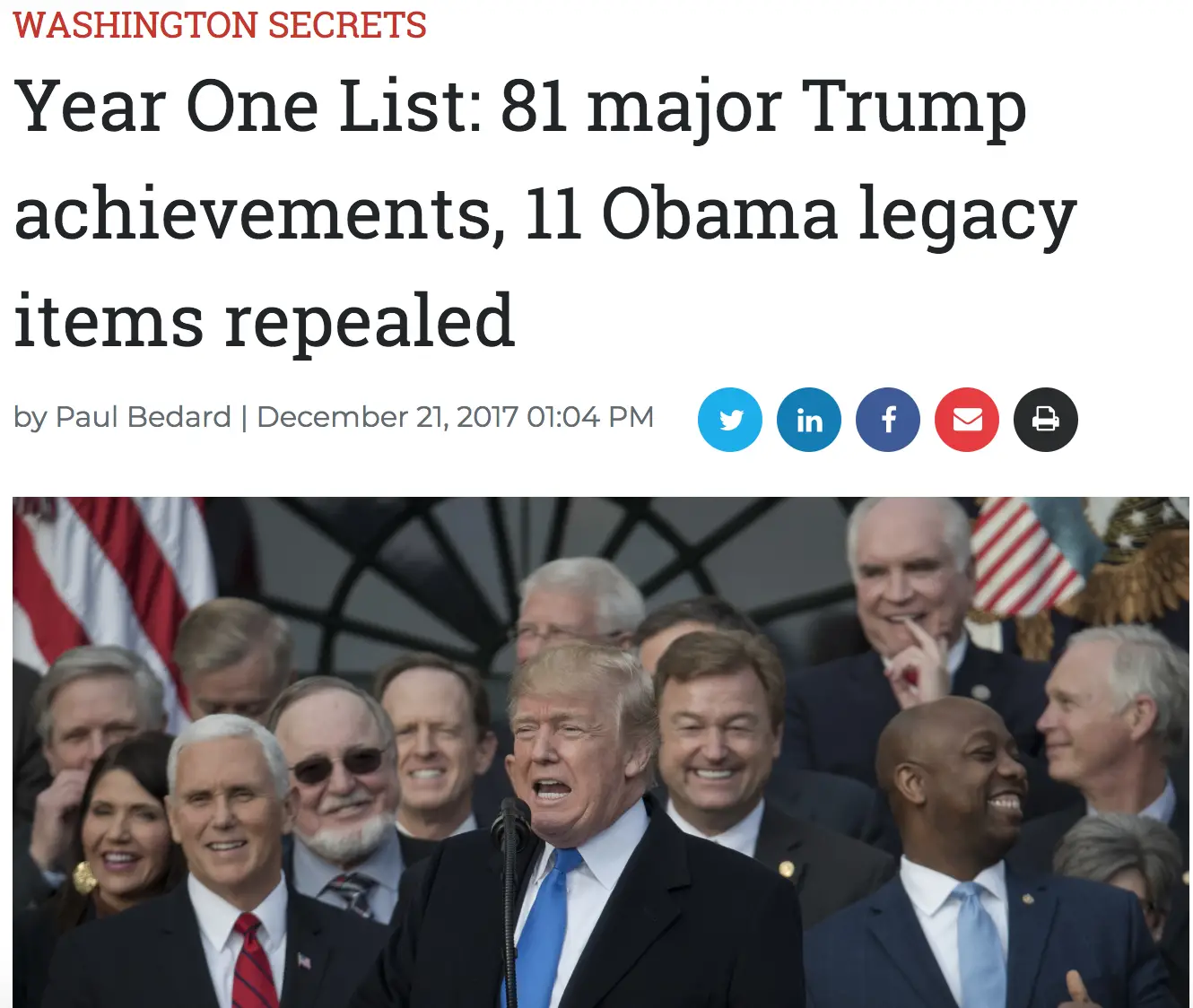 Trumps list: 289 accomplishments in just 20 months, relentless ...