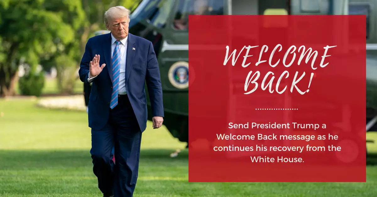 Welcome Back President Trump!