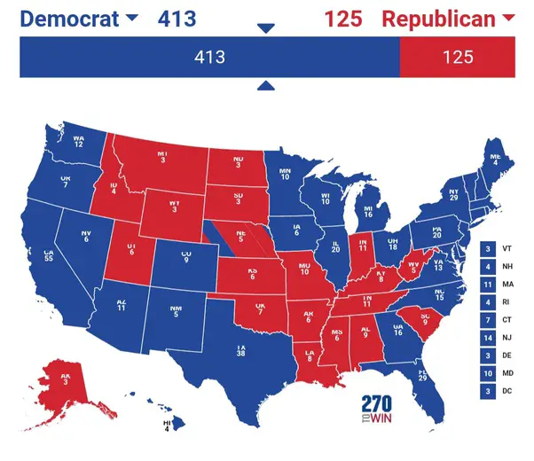 What is the worst case electoral college map for Donald Trump in 2020 ...